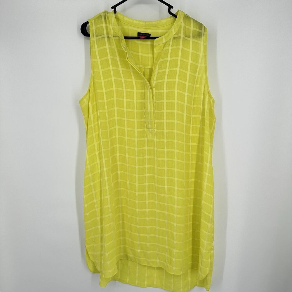 Vince‎ Camuto Dress Women's Size XL Yellow Tank